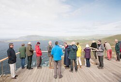 The viewing platform is very popular with visitors